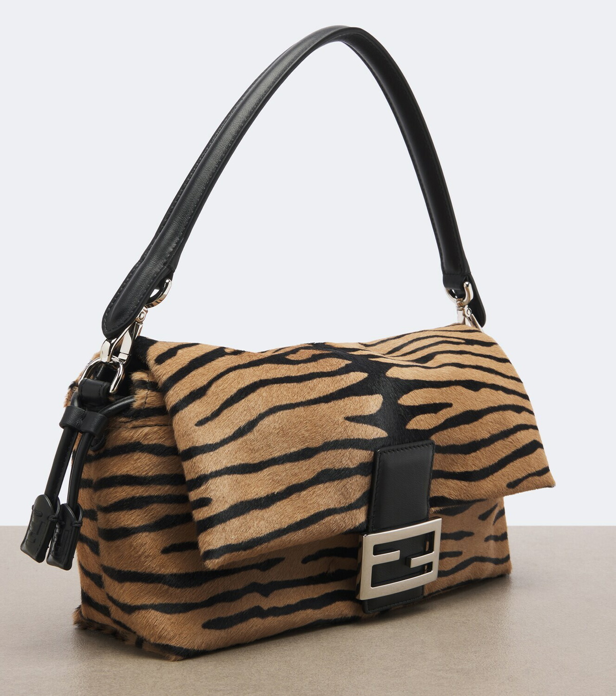 Fendi Baguette® Soft Medium calf hair shoulder bag