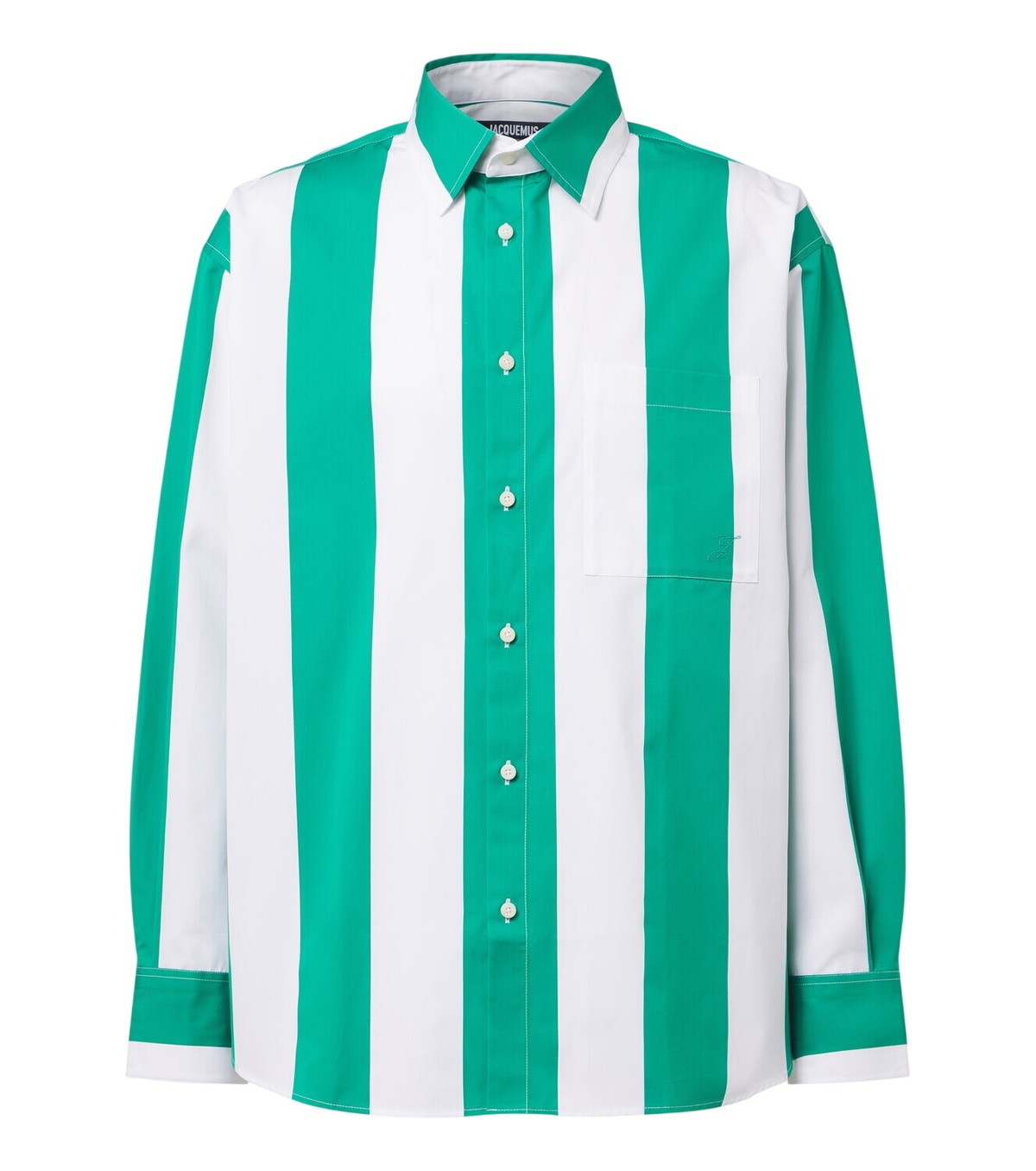 Jacquemus - Webbing-Trimmed Gingham Cotton-Poplin Shirt - Blue