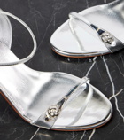 Christian Louboutin Atmospheria mirrored leather sandals