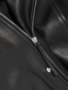 Gabriela Hearst - Grant Shearling-Trimmed Leather Aviator Jacket - Black