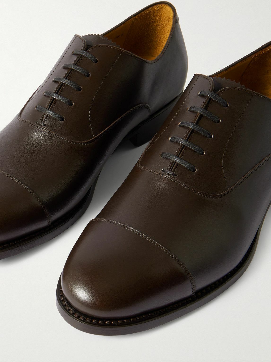 MORJAS - Leather Oxford Shoes - Brown