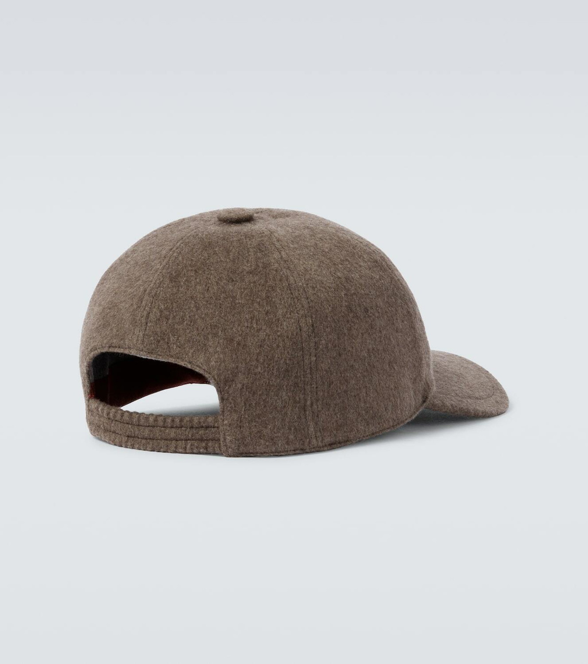 Loro Piana Logo cashmere baseball cap