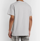 iggy - Printed Cotton-Blend Jersey T-Shirt - Gray
