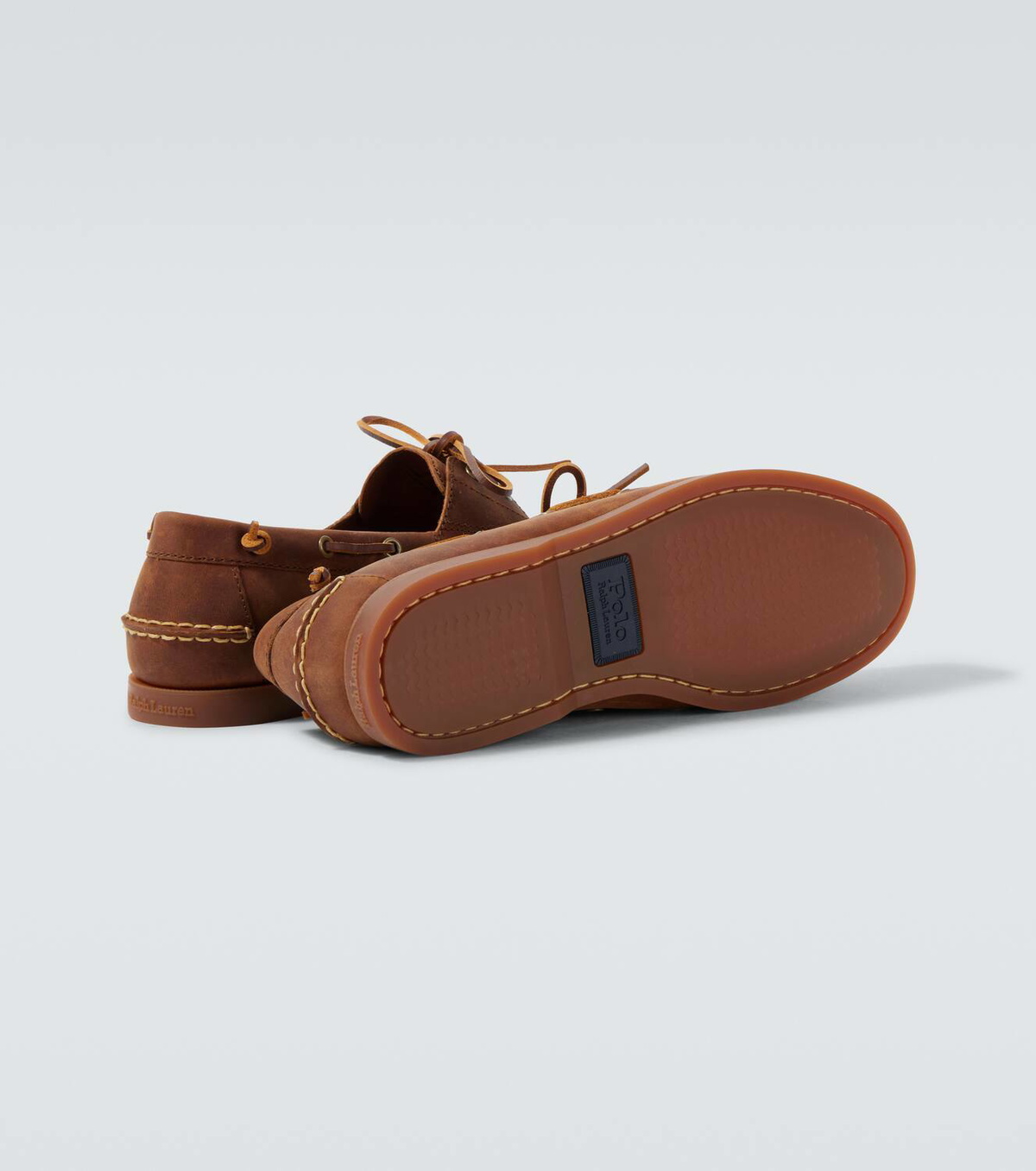 Polo Ralph Lauren Merton leather boat shoes Polo Ralph Lauren display picture 2