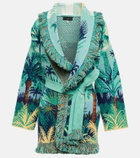 Alanui - Natural Sanctuary cashmere jacquard cardigan