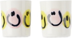 Carne Bollente White Frizbee Ceramics Edition Ride Together Cup Set