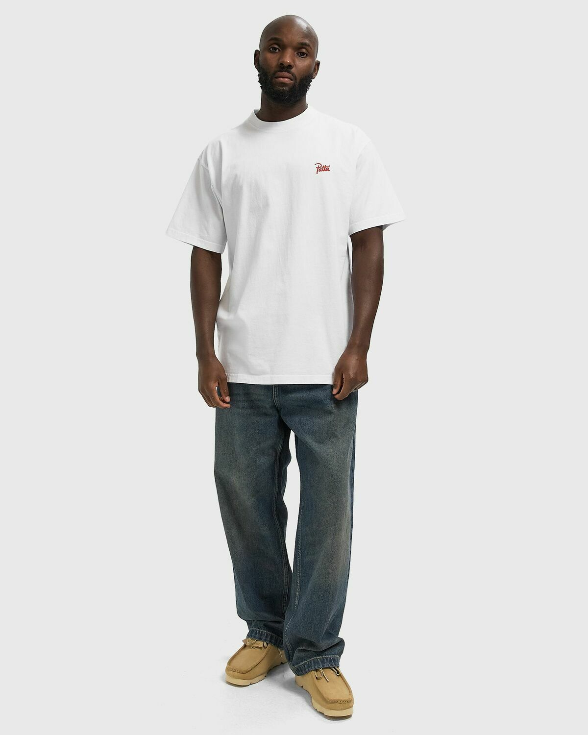 PATTA Tru Baller Tee White Mens Shortsleefe