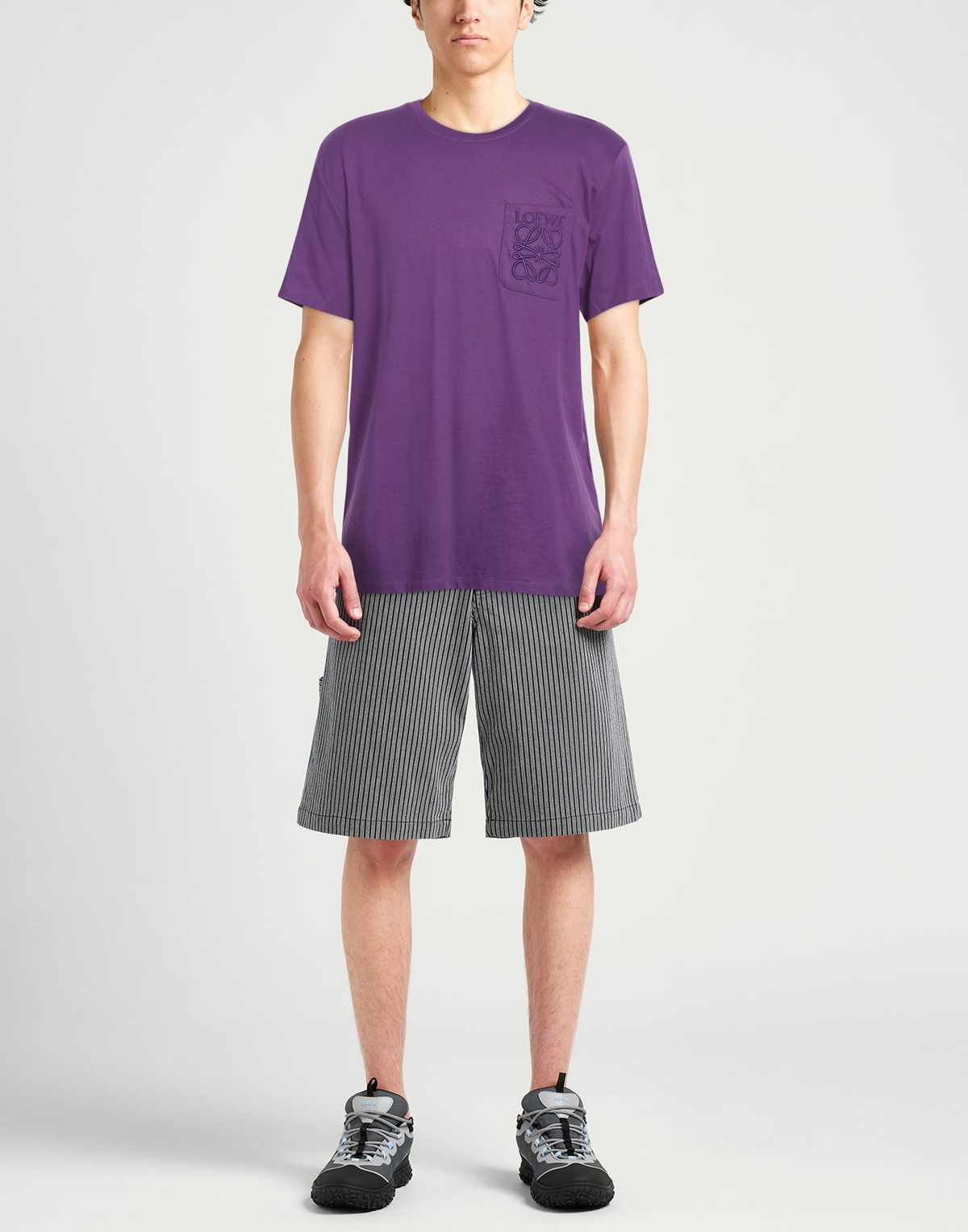 Loewe Mens T-shirt in Purple