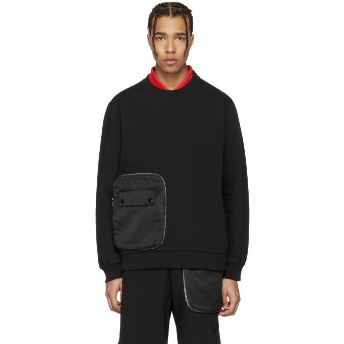Photo: Givenchy Black Detachable Pocket Sweatshirt