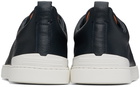 ZEGNA Navy Triple Stitch Sneakers