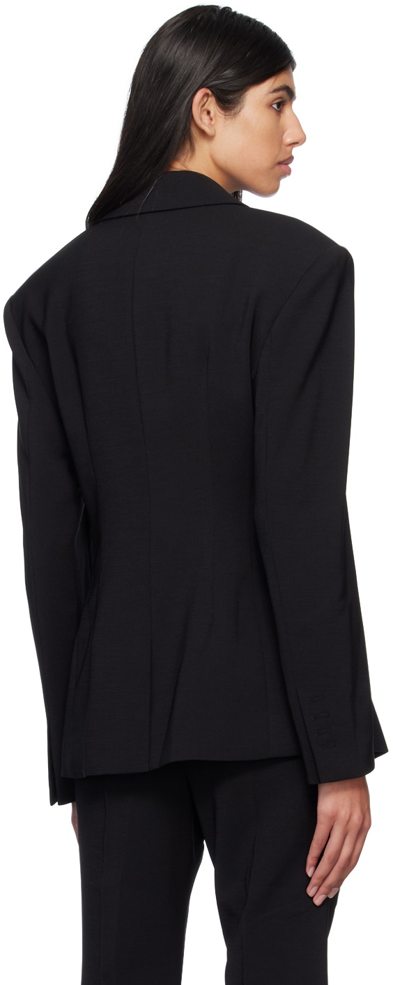 J KOO Black Cutout Blazer