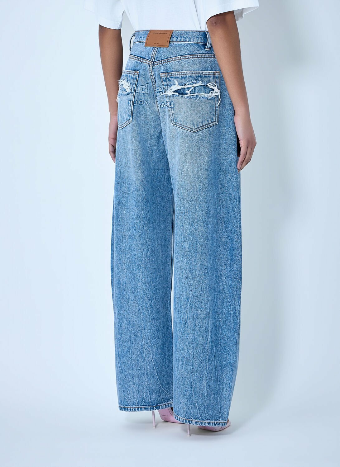 Alexander Wang Wide-Leg Denim Jeans