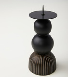 Zanat Aurora Large wood candle holder by Ludovica and Roberto Palomba