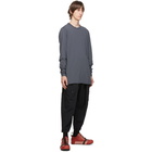 11 by Boris Bidjan Saberi Blue Cotton Dye T-Shirt