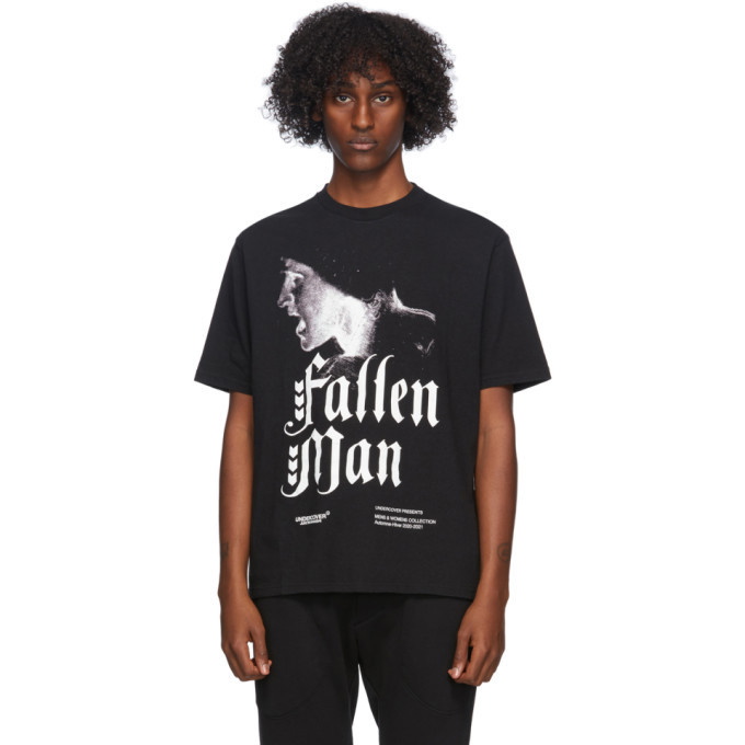 UNDERCOVER 20AW Fallen Man L/S T-Shirt 黒-