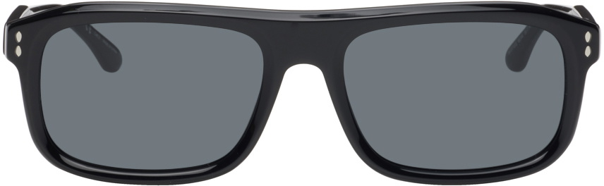 Isabel Marant Black Rectangular Sunglasses