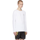 Versace Underwear White Logo Long Sleeve T-Shirt