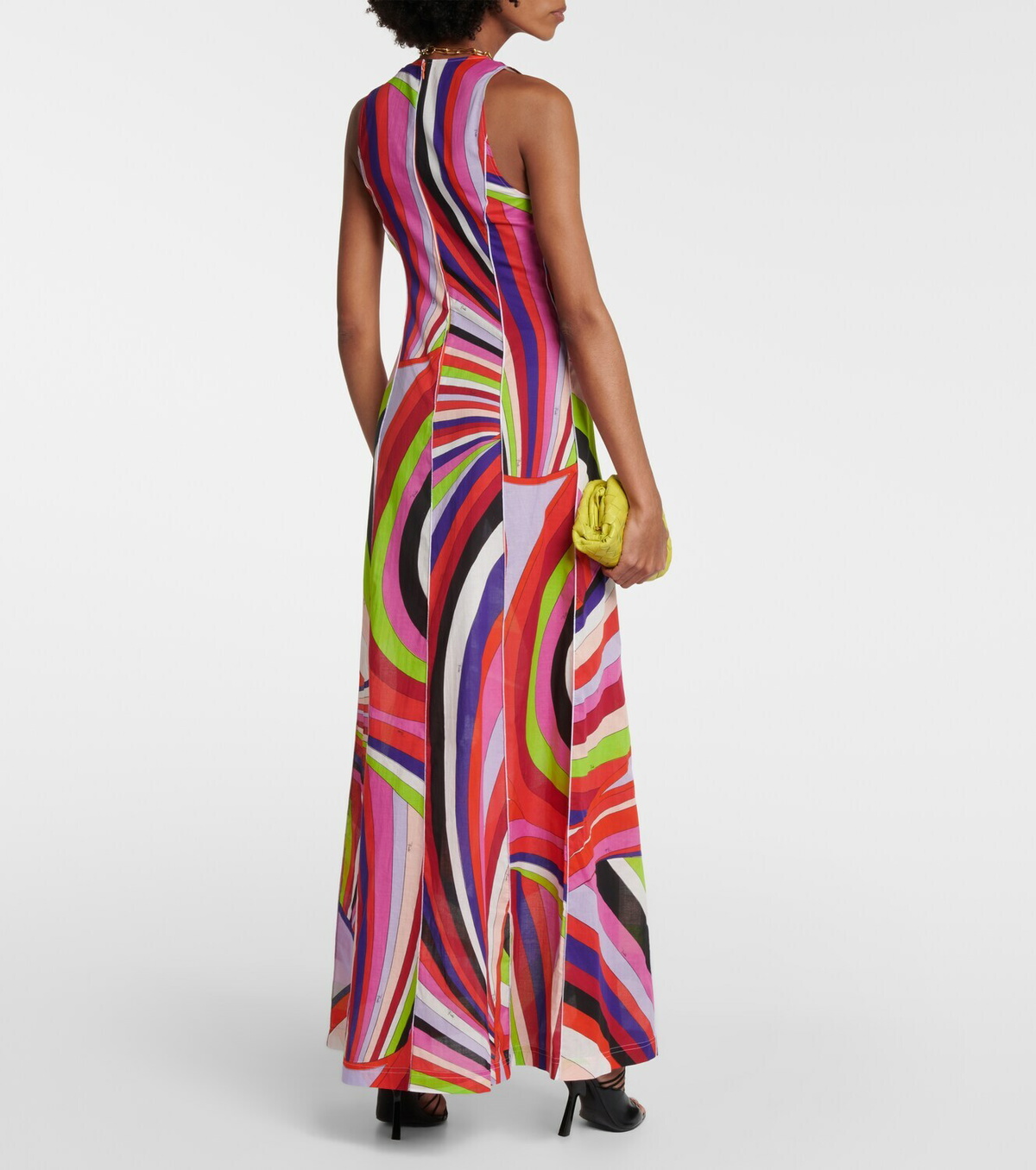 Pucci Printed cotton maxi dress