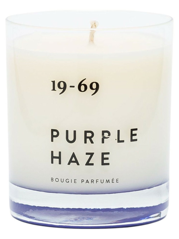 Photo: 19-69 White And Purple Purple Haze Candle