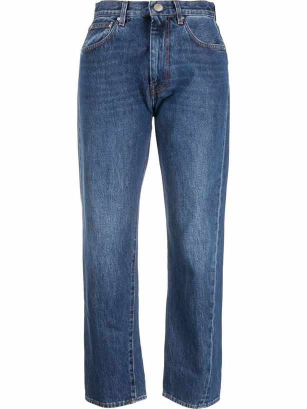 Photo: TOTEME - Straight Leg Cropped Denim Jeans