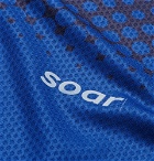 Soar Running - Two-Tone Mesh T-Shirt - Blue