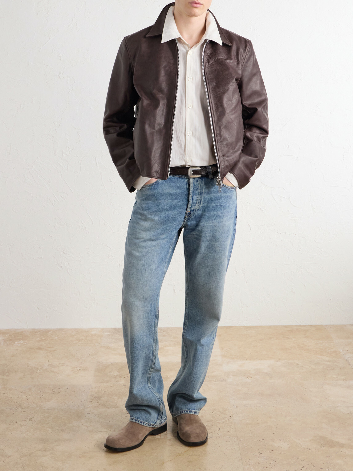 Our Legacy - Slate Cut Straight-Leg Organic-Cotton Jeans - Blue