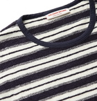 Orlebar Brown - Sammy Balandra Striped Cotton-Terry T-Shirt - Blue