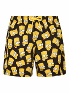 MC2 Saint Barth Man Mid-length Gustavia Swim-shorts With Bart Simpson Print | The Simpsons Special Edition