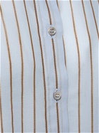 BRUNELLO CUCINELLI Cotton Blend Puff Sleeve Shirt