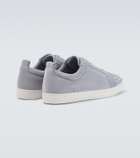 Christian Louboutin Louis Junior Spikes suede sneakers
