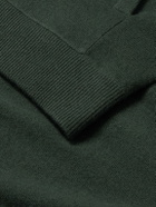 Mr P. - Wool and Cashmere-Blend Zip-Up Hoodie - Green