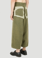 Wide Leg Sarouel Pants in Khaki