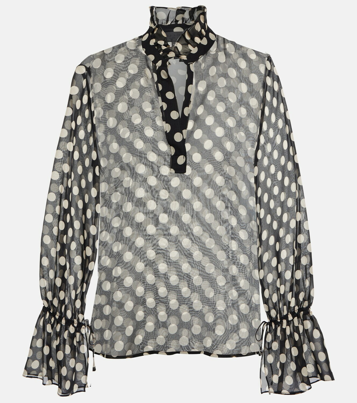 Nili Lotan - Printed silk blouse