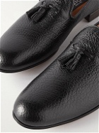 TOM FORD - Full-Grain Leather Tasselled Loafers - Black