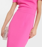 Safiyaa Gayeta high-rise crêpe maxi skirt