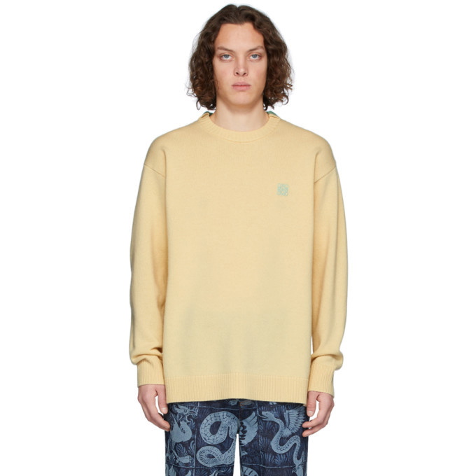 Photo: Loewe Yellow Anagram Sweater