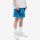 Air Jordan Men's Dri-Fit All Over Print Diamond Short in Laser Blue/Navy/Black