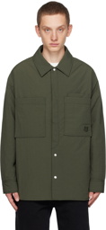 Maison Kitsuné Khaki Padded Jacket