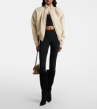 Gucci Naomi suede knee-high boots