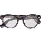 OLIVER PEOPLES - Cary Grant Round-Frame Acetate Optical Glasses - Blue