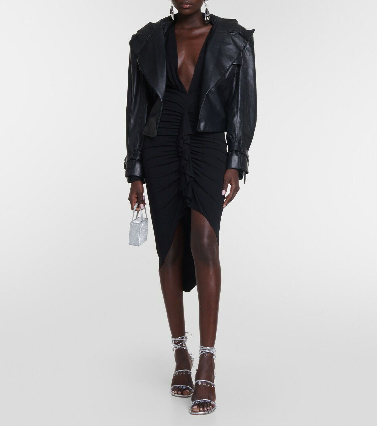 Alexandre Vauthier Cropped leather jacket Alexandre Vauthier