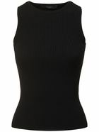 WEEKEND MAX MARA Olimpo Sleeveless Rib Knit Top