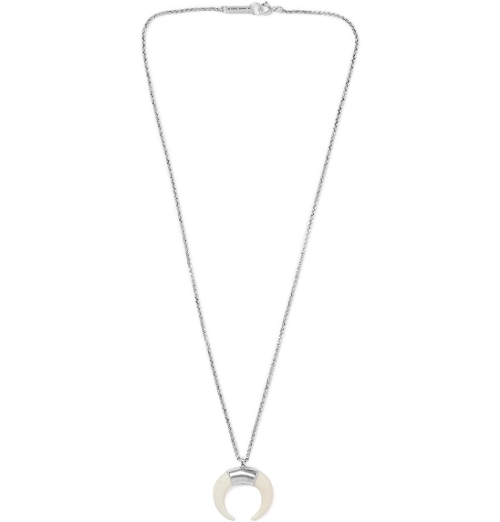 Photo: Isabel Marant - Silver-Tone and Horn Necklace - Silver