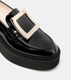 Roger Vivier Viv' Rangers patent leather platform loafers