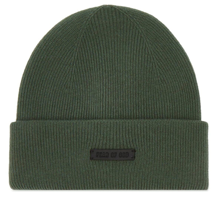 Photo: Fear of God Men's Cashmere Beanie in Eucalyptus 