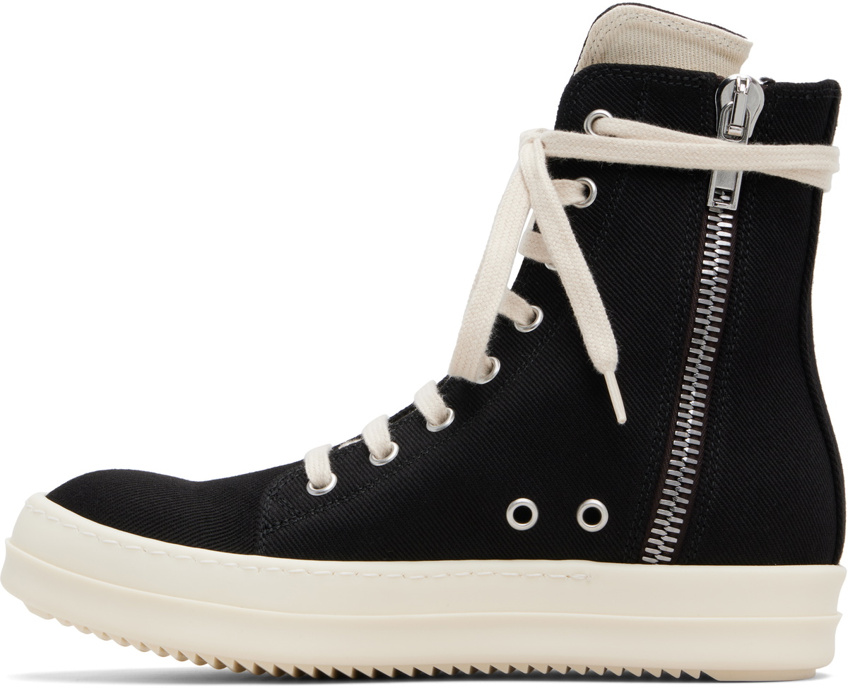 Rick Owens DRKSHDW Black Concordians Vegan Sneaks Sneakers