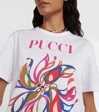 Pucci Logo printed cotton jersey T-shirt