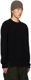 Rick Owens Black Porterville Fisherman Sweater