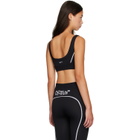 Off-White Black 'Off' Stamp Seamless Sport Bra