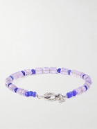 Peyote Bird - Caladesi Silver, Amethyst and Ethiopian Opal Beaded Bracelet